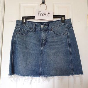 GAP 1969 Destroyed Denim Mini Skirt
